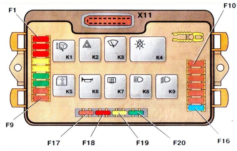 Предохранитель f10 ваз 2115