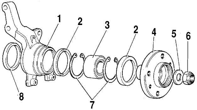 Схема сборки ступицы нива шевроле