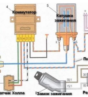 Схема зажигания ваз на ваз 2109