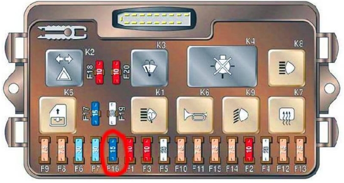 Предохранитель дворников на ваз 2114 — где находится