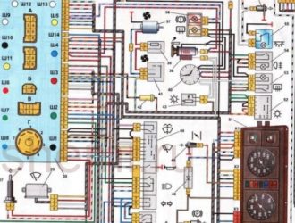 Электросхема ваз 2107 с объяснениями и монтажная схема