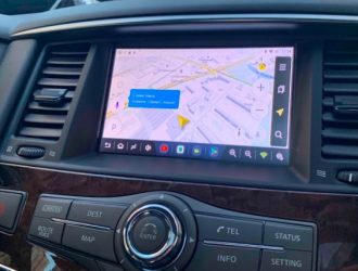 Автомобиль Инфинити QX80 (QX56) с современной OS Android и навигацией